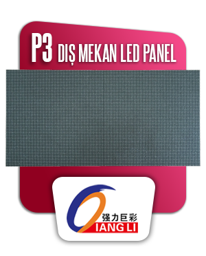 Qiangli Türkiye Distribütörü - P3 Dış Mekan Led Panel - SMD 1515 Led Lamba - Sektörde 13. Yıl - En İyi Ürün En İyi Fiyat Garantisi 0 212 485 77 34