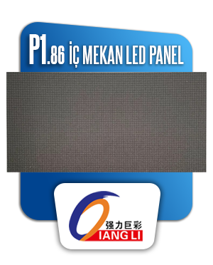Qiangli Türkiye Distribütörü - Led Panel -P1.8 İç Mekan Led Panel - Sektörde 13. Yıl - Sorunsuz Stok - En İyi Ürün En İyi Fiyat Garantisi